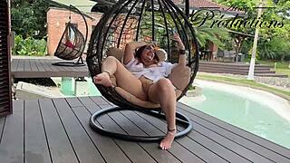 A stranger slips into her room for bareback pounding session