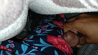 step sister sneaks in for late night home visit