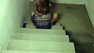 stepbro i can't resist fucking your big tits on stairs