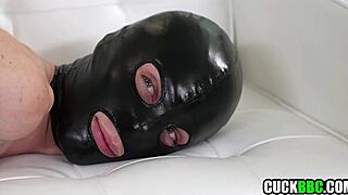 Cuck Slave Watches Mistress Suck And Fuck Big Black Cocks Bound