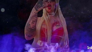 Sexy zombie nurse craves your cum after halloween party pov