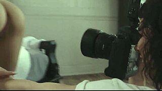 Lingerie model olive glass gets naughty with paige owens in steamy shoot