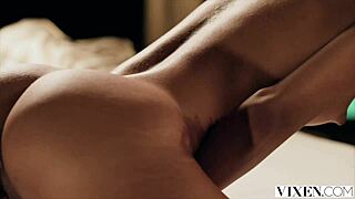 Damn! Lia Seduces Innocent Ashby and BF into Wild FFM Fuck!