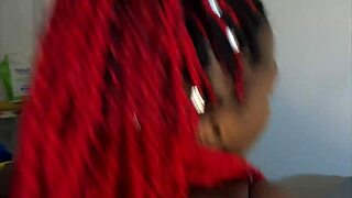 Fucking My Black Pussy Doggy Pump Full Step Daddy Cum