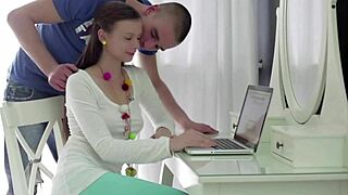 college roommates tease each other before fun group dorm play