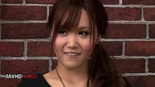 wild japanese threesome with cute miyu giving intense passionate blowjobs!!