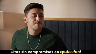 passionate brunette milf in stockings fucks her spanish sub good