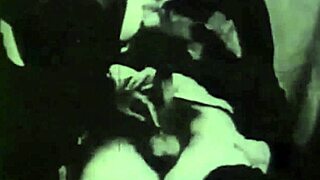 vintage lesbians explore secret hairy pussy lives in retro style