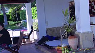 spanish tattooed amateur pounded hard outdoors on beach