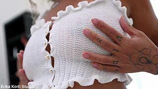 ever wonder how a hot milf like mibby takes monster cock up her ass