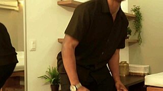 Horny Petite Client Seduces Long Haired Latina Masseuse Into Riding Muscular BBC Missionary Style