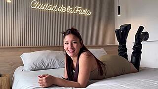 check out argentina's famous pornstar in wild casting interview sucking ropu69's monster cock 💦👅