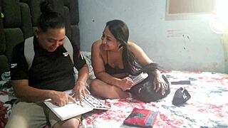 My Hot College Classmate Begs Me to Eat Her Out and Masturbate Her Dripping Pussy with My Tongue