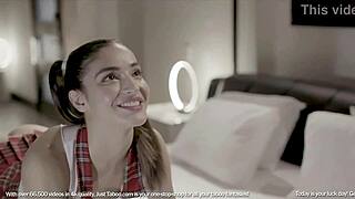 Blonde Teen Prostitute Hooks Up with Old Man for Hardcore Pussy Pounding and Tit Sucking Action