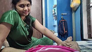 Won't You Join This Horny Indian Bhabhi Seducing Her Driver for Rough Doggystyle Pounding?