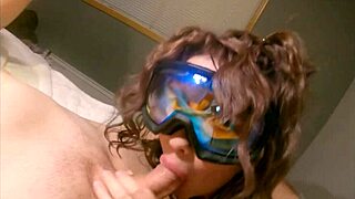 i blew my ski instructor deepthroat cum in mouth pov