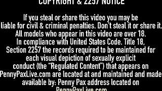 Does petite redhead penny pax's poolside dildo fuck make you wanna join?