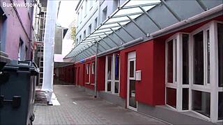 discover domenica's lounge in hamburg with this sexy german tourist!