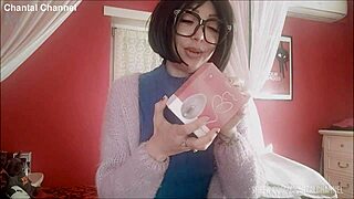 chantal explores her new sex toy leading to an intense squirting experience at home
