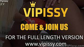 Blonde vs brunette in bathroom piss fuck squirting