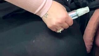 Milf's Huge Boobs Heave in Anal Play Blowjob Christmas Eve