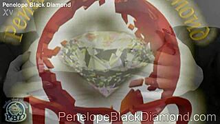 Penelope Black Diamond Anal Footing Vibrator Huge Orgasm