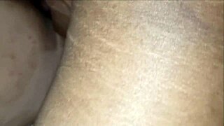 Wife creampied raw as hubby cleans pussy!