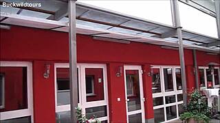 discover domenica's lounge in hamburg with this sexy german tourist!