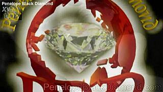 Penelope Black Diamond Anal Footing Vibrator Huge Orgasm