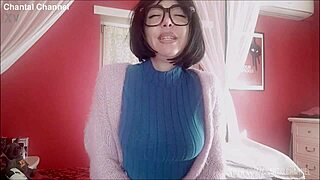 chantal explores her new sex toy leading to an intense squirting experience at home