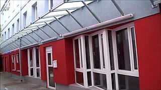 discover domenica's lounge in hamburg with this sexy german tourist!