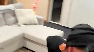 Milf's Huge Boobs Heave in Anal Play Blowjob Christmas Eve