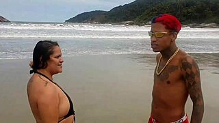 found this fat african bbw's big ass and pussy toy on the beach so i offered up mine right away