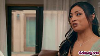 lily labeau chats with bridesmaids octavia red ivy ireland karina valentina about their hot lesbian group licking and fingering orgy