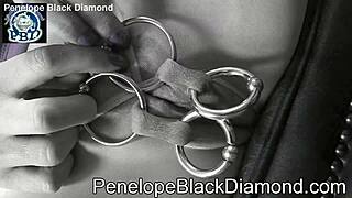 Penelope Black Diamond Anal Footing Vibrator Huge Orgasm