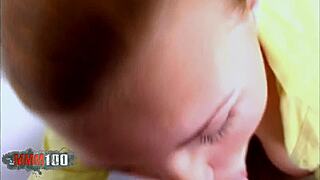 Russian teacher Eva Ross rides Terry Kemaco hard in classroom roleplay