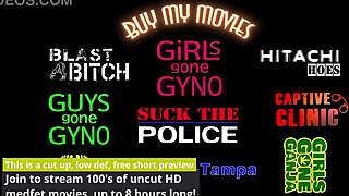 perverted tampa doctor sniffs raven rogue's oiled feet socks while sucking toes in clinic