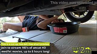 perverted tampa doctor sniffs raven rogue's oiled feet socks while sucking toes in clinic