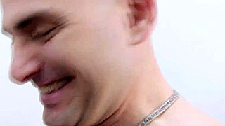 tall skinny babe loves deepthroat pounding and cum on small tits!