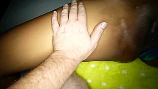 thai teen teased by vibrator then tittyfucks huge cock hard!