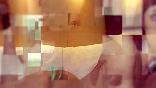 I'm spying on my curvy british neighbor's huge natural tits while she fingers to orgasm