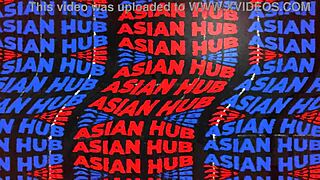 hot petite asian moans loud as rough fucking creampies her hairy pussy full