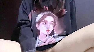 backstage she fingers herself until MASSIVE SQUIRT sprays everywhere in 2025