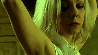 tied up lesbian slave bound tight takes dominant mistress's huge strapon deep in ass