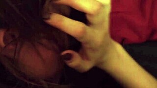 skinny wife next door sucks huge cock close up rides tight pussy to creampie