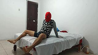 american guy with tiny ugly dick fails inflatable masturbation casting domination