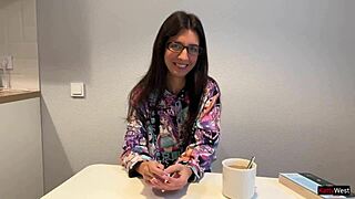 damn that library girl with glasses turned nympho craving cumshots on her face n glasses