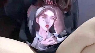 backstage she fingers herself until MASSIVE SQUIRT sprays everywhere in 2025