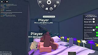 egyptian arab whore fucks ebony guy hard in roblox condo game virtual sex 🎮🍆