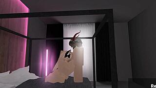 Fucking My Coworker Rose Roughly and Hard